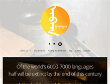 Tablet Screenshot of endangeredalphabets.com